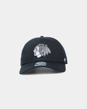 47 Brand Chicago Blackhawks Nantasket Snapback Black/White