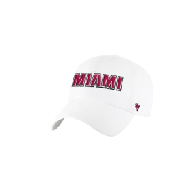 '47 Brand Miami HEAT Wordmark Cleanup Hat