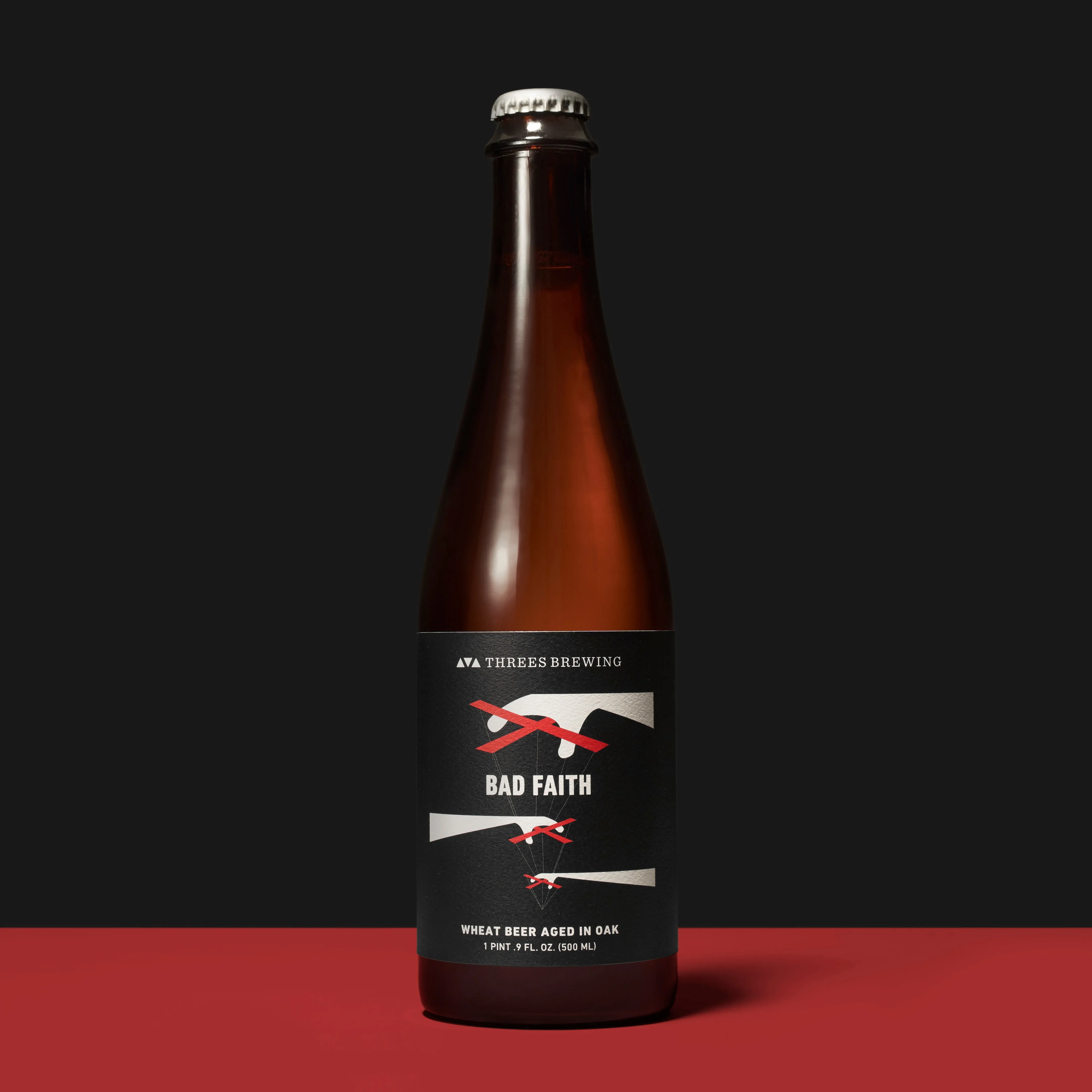 Barrel-Aged Bad Faith (Mixed Culture Wheat Beer Aged in Oak) 500ml