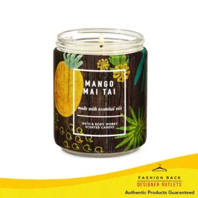 Bath & Body Works Mango Mai Tai Single Wick Candle 198Ml