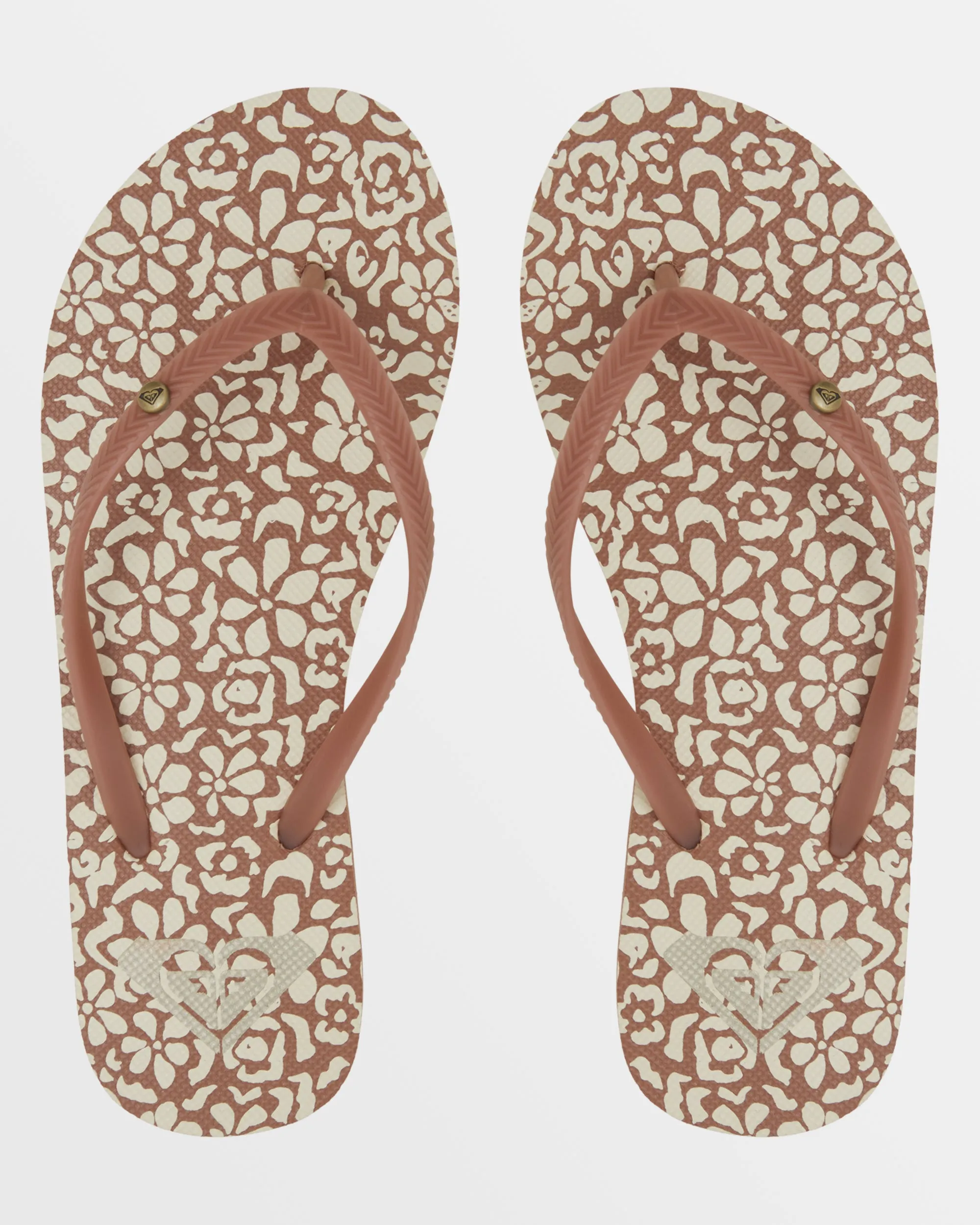 Bermuda Print Sandals - Russet