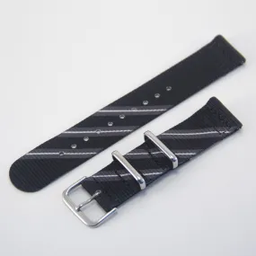 Black Razor 2 Piece Graphic Watch Strap