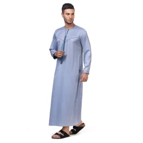 Blue Naziq Emirati Thobe for Men