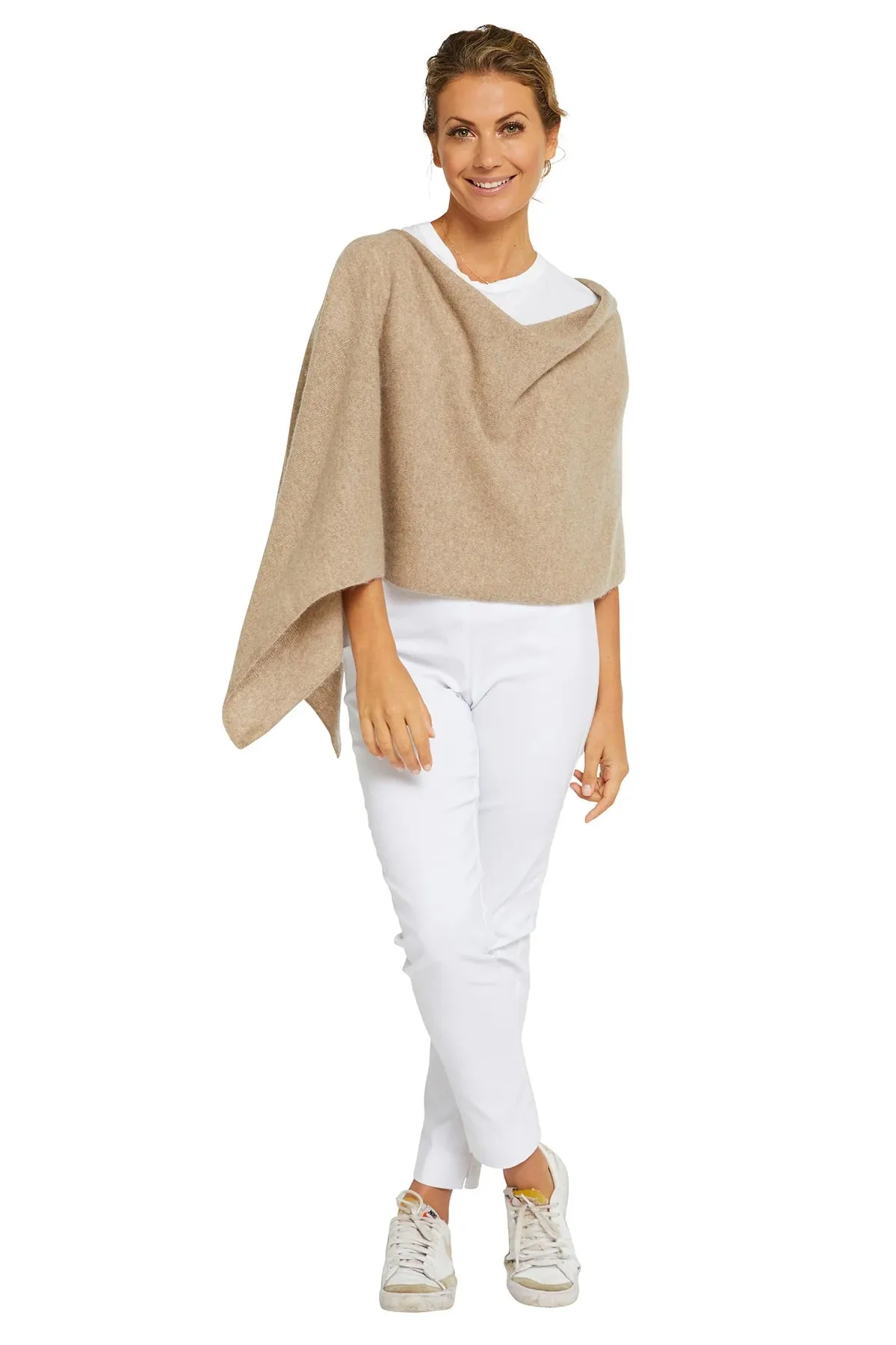 Cashmere Topper - Natural