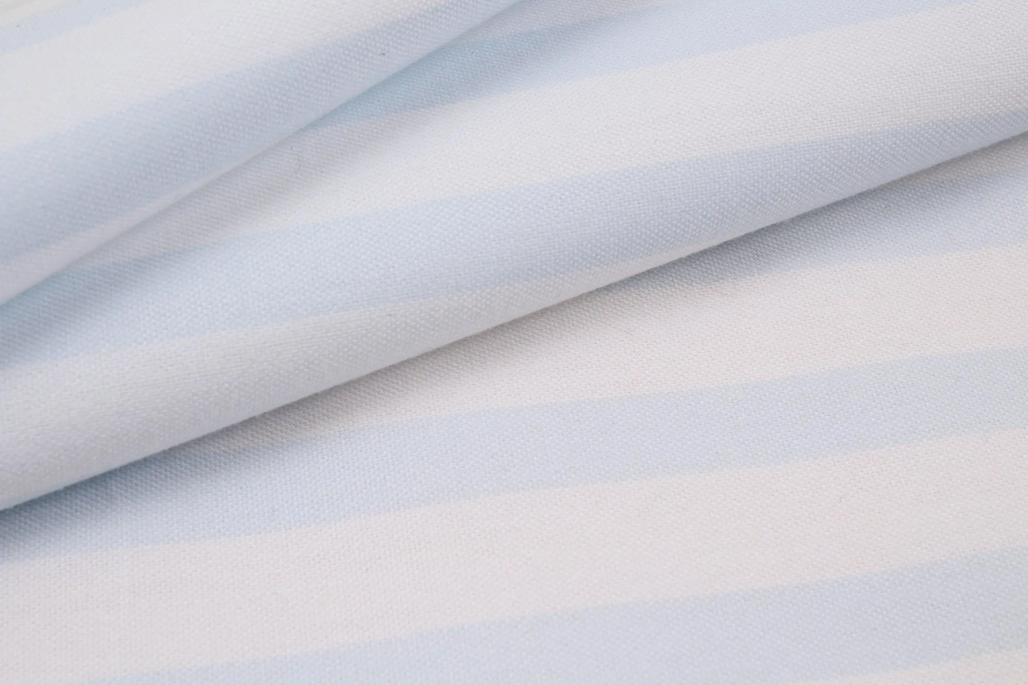 Cotton Shirting - Blue Stripes