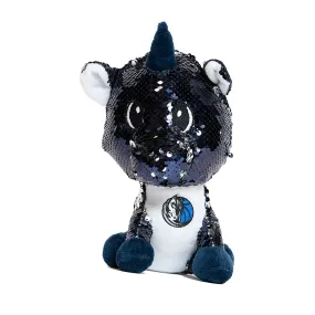 DALLAS MAVERICKS ROYAL HORSE HEAD SEQUIN UNICORN