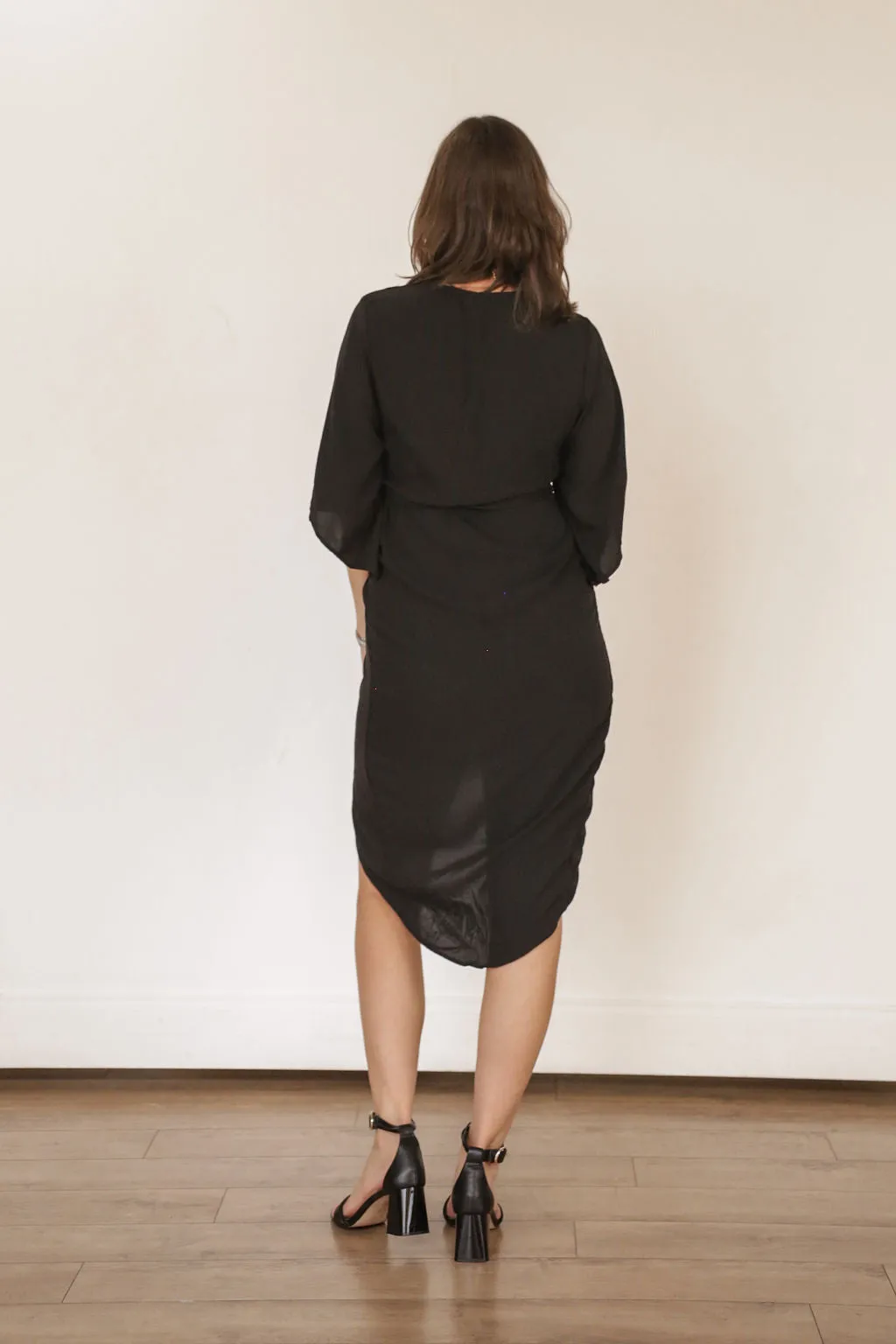 Date Night Midi Wrap Dress