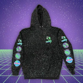 Gecko Four LoGo Glow-In-The-Dark Splatter Hoodie- Limited Edition