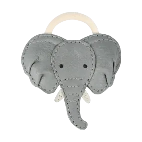 Josy Special Hair Tie | Elephant | Elephant Grey Leather