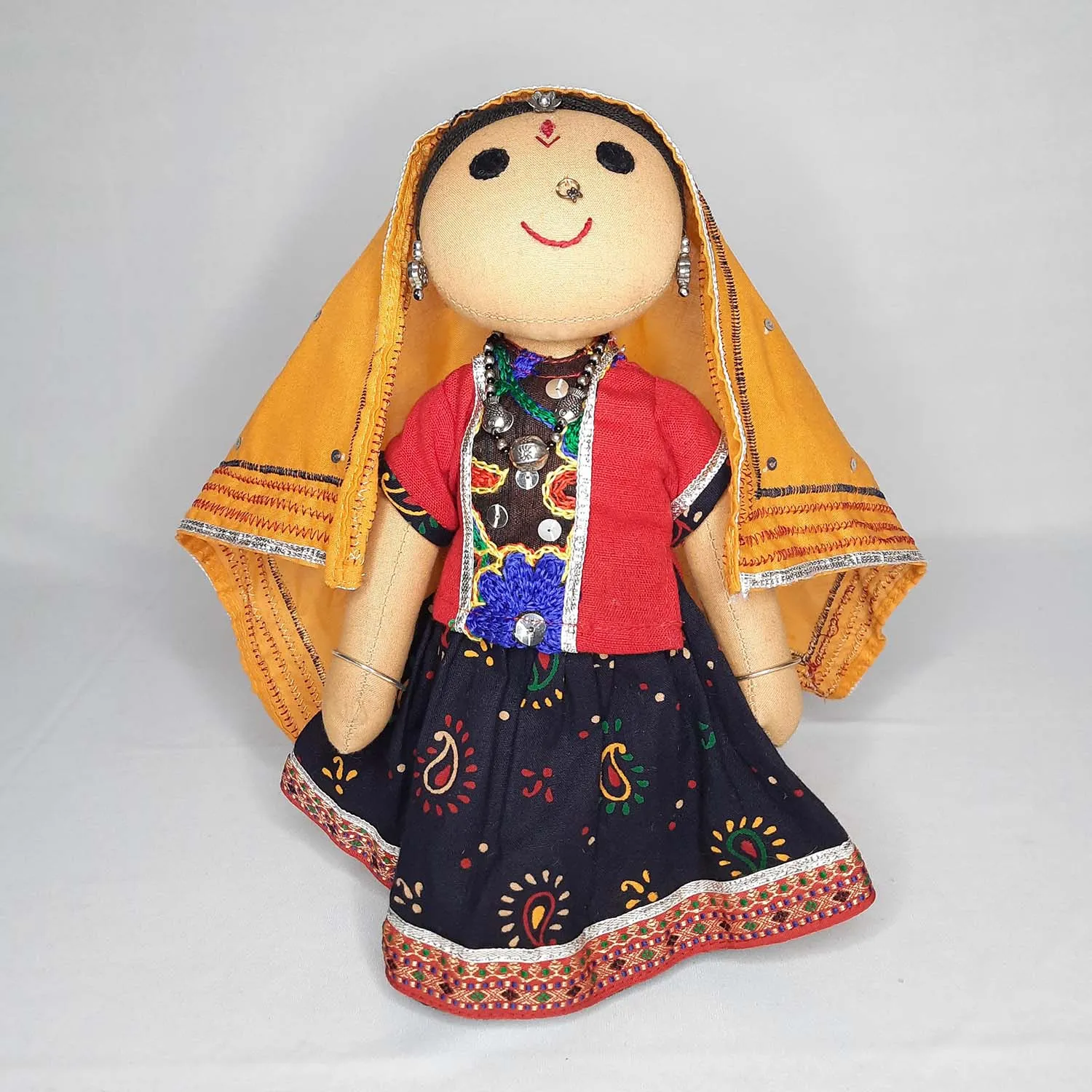 Kanmani Gujarati Doll 10 in (Assorted Colours)