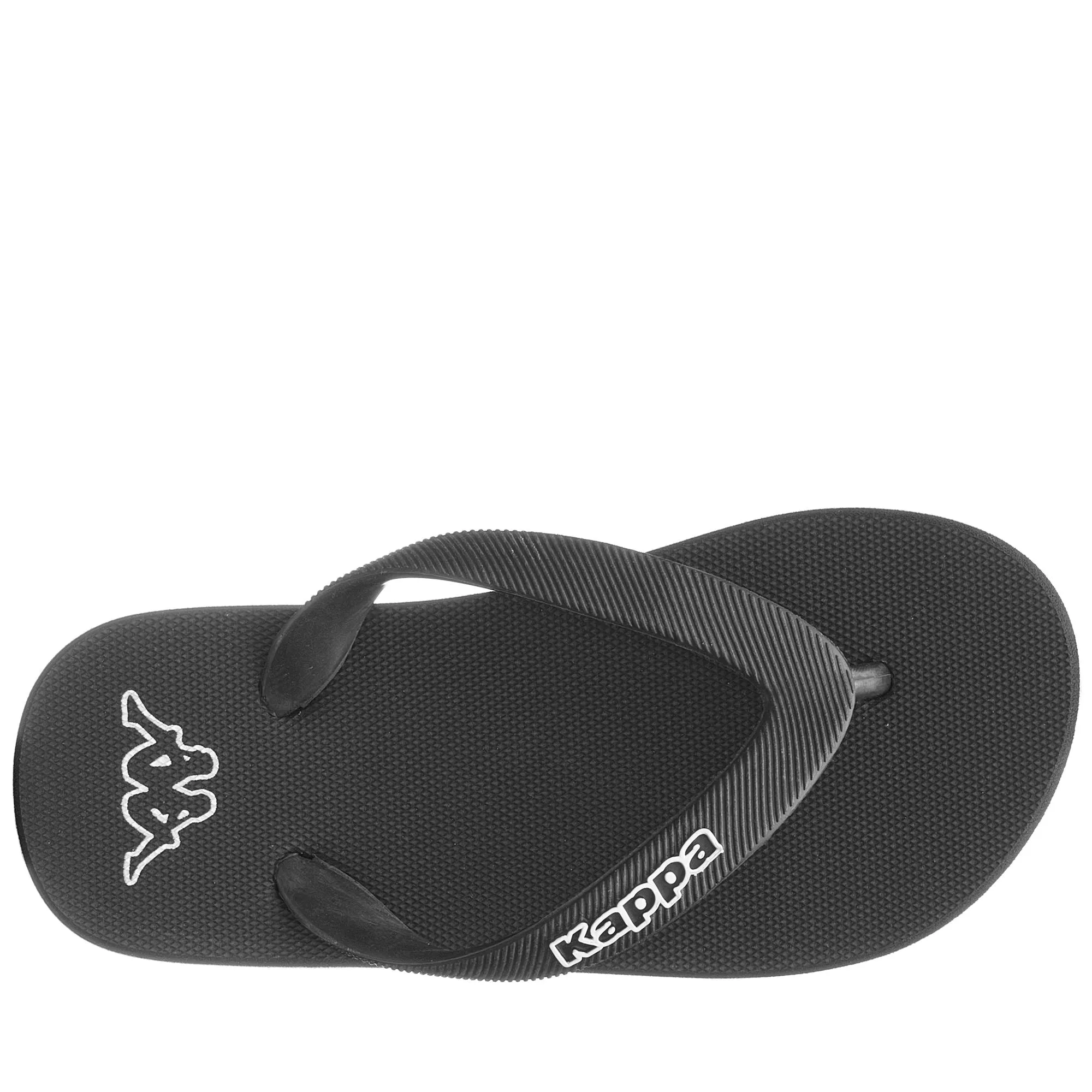 LOGO   MOKER KID - Flip-Flops - Thongs - Kid unisex - BLACK-WHITE