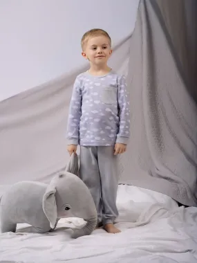 MARK - BOYS' PYJAMA SET IN GREY CLOUDS