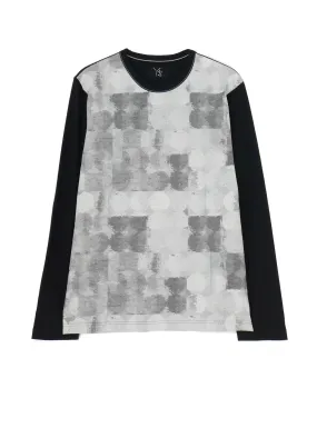 POLKA DOT PIGMENT PRINT LONG T