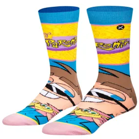 "Fairly Odd Parents" Cotton Blend Crew Socks by ODD Sox