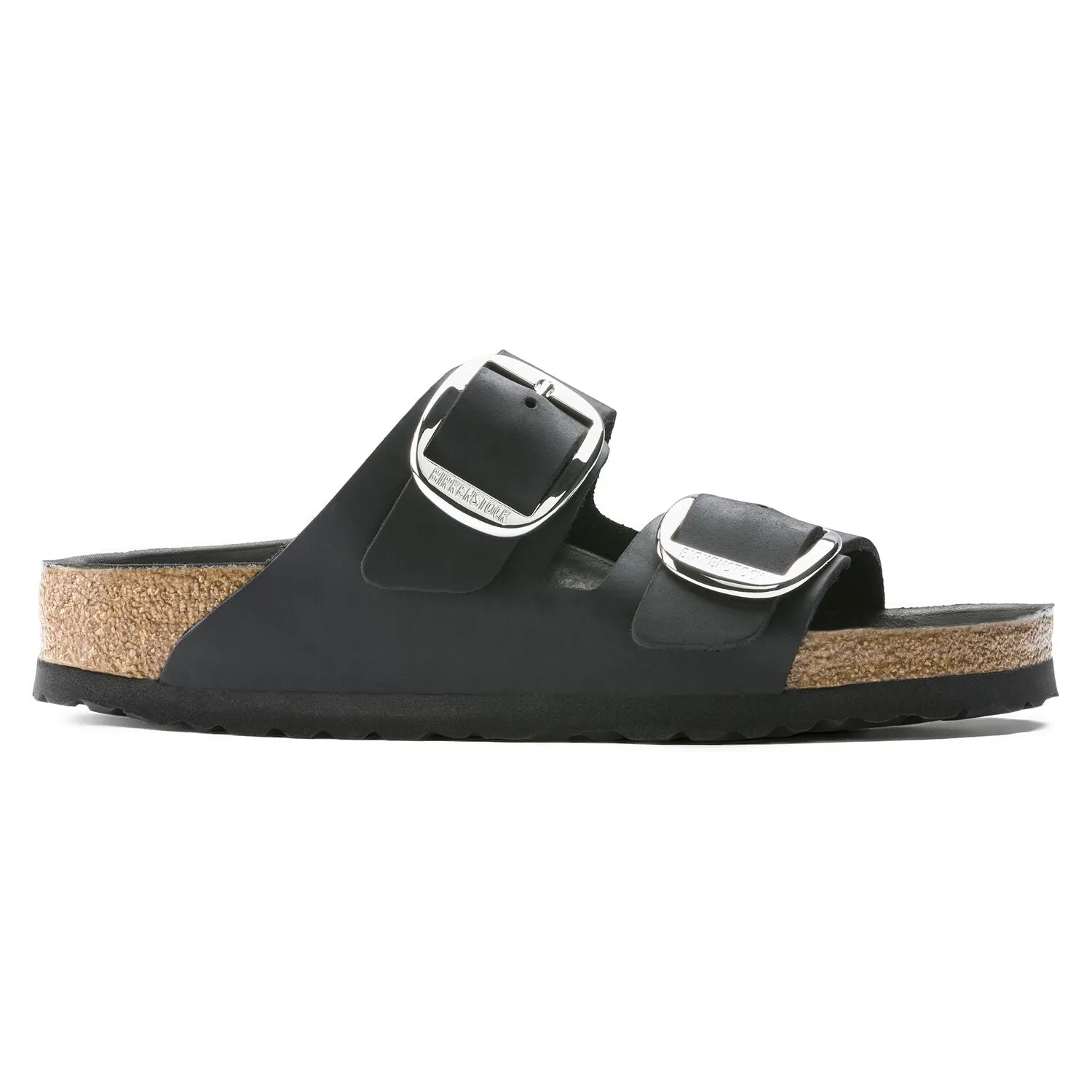 Women's Arizona Big Buckle (NARROW) Black Leather